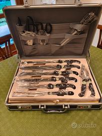 valigetta Berghaus set coltelli cucina completo