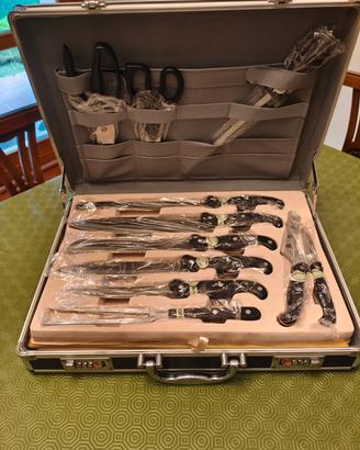 valigetta Berghaus set coltelli cucina completo