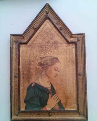 stampa raffigurante madonna