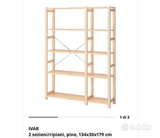 Scaffale ikea ivar