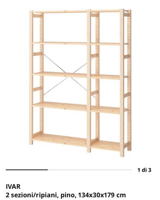 Scaffale ikea ivar