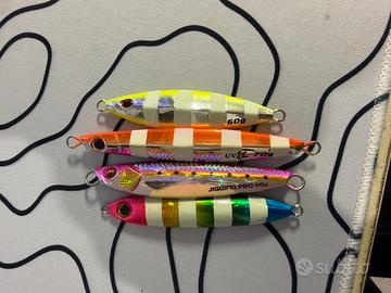 Lotto Metal Jig 60g / 70g – 2 NUOVI + 2 Usati