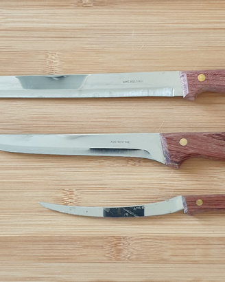 Set di coltelli da cucina AMC e Brandani e 12 nuov
