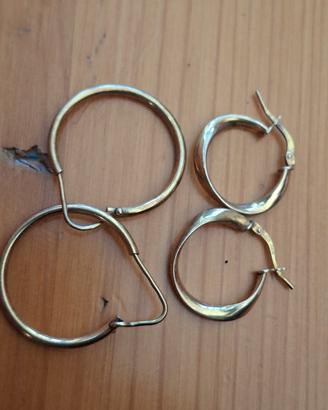 orecchini vintage argento 925