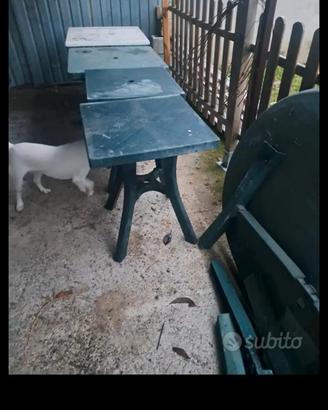 tavoli di plastica da verniciare 