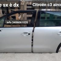 Porte SX SINISTRE E' DX DESTRE citroen c3 aircross