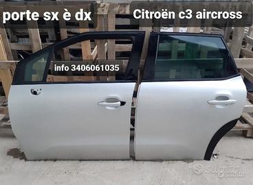 Porte SX SINISTRE E' DX DESTRE citroen c3 aircross