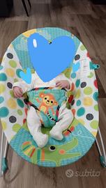 Sdraietta vibrante neonati