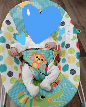 Sdraietta vibrante neonati