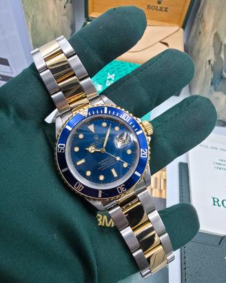 Rolex Submariner 16613 Jeans Dial Full Set 1990