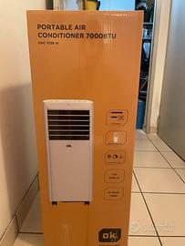 Condizionatore portatile 7000 btu Ok(mediaworld)