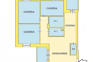 Via Emilio Scaglione, 4 vani adiacenze Metro