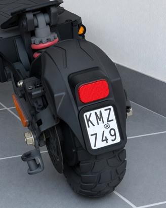 Porta Targa  per Monopattino Elettrico 