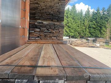 Tavole larice stagionate prima scelta