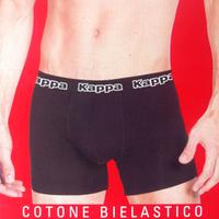 6 Boxer Kappa Uomo Colore Nero Taglie a Scelta