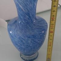 Vasetto in vetro blu