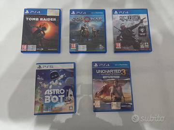 Giochi Play Station 4 e 5 (VENDUTO)