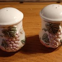 set sale e pepe vintage country in ceramica 