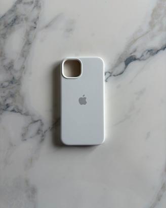 Cover bianca minimal elegante per iPhone 13