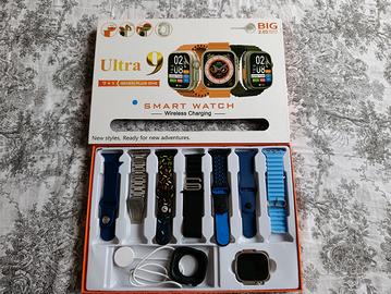 Smartwatch Ultra 9 con 7 cinturini