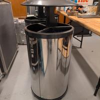 Portarifiuti a 3 vani , da esterno o interno