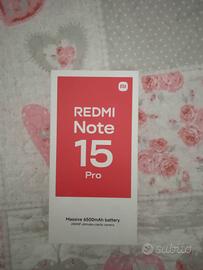 Redmi Note 15 Pro 4g 256 GB-Nuovo mai usato-