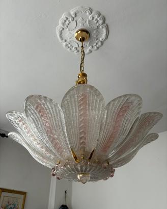 Lampadario in vetro