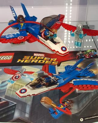 LEGO Super Heroes76076 Captain America Jet Pursuit