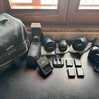 Nikon D5300 + obiettivi e flash