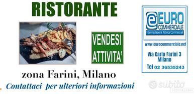 072/26 RISTORANTE di mq 90 in zona via Farini,