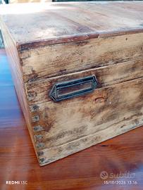 Bauletto in legno massello 