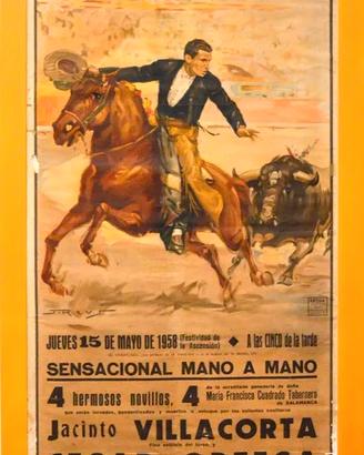 coppia di manifesti corrida