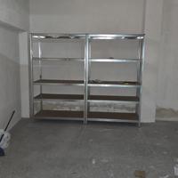 Set di 2 Scaffali in Metallo, Scaffalature a 5 Rip