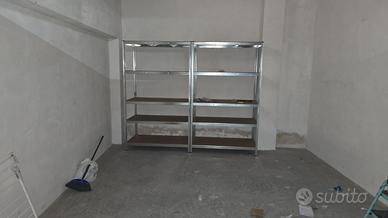 Set di 2 Scaffali in Metallo, Scaffalature a 5 Rip