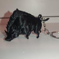 Cinghiale Nero Portachiavi