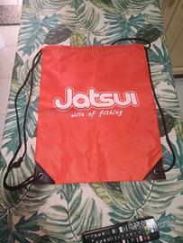 SACCA ZAINO DA PESCA IMPERMEABILE ROSSA JATSUI