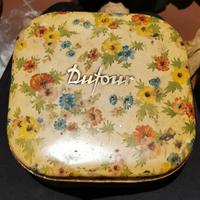Scatola Vintage in latta Dufour