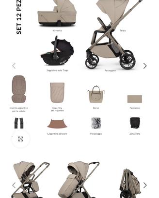 Trio Venicci Tila + Base Isofix Tiago NUOVO