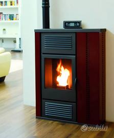 Stufa a pellet 10 kw slim 21 cm