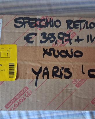Specchio retrovisore Toyota Yaris '06 LH nuovo