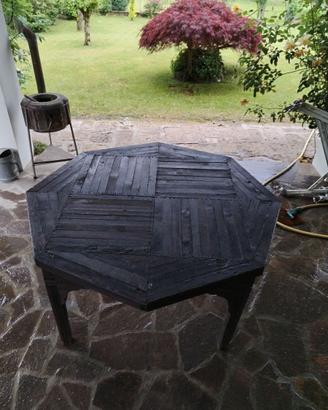 tavolo legno ottagonale