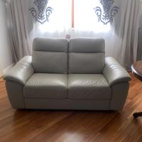 Divano 2 posti di pelle