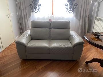 Divano 2 posti di pelle