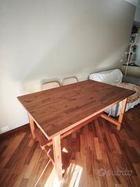 tavolo allungabile in legno Ikea Nordviken