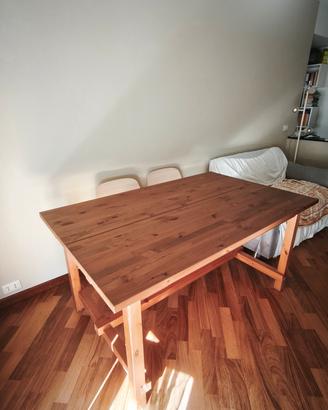 tavolo allungabile in legno Ikea Nordviken