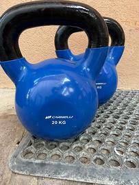 2  kettlebell da 20 kg l’una