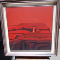 Gualtiero Mocenni dipinto su tela 55 x 55 cm. 1972