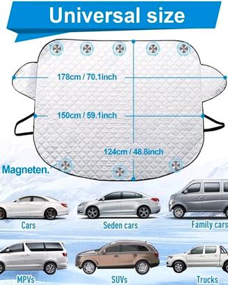 Parasole per parabrezza  Auto 4 strati Universale 