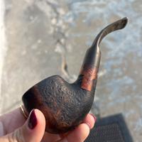 pipa Aldo Velani in radica, rusticata.usata