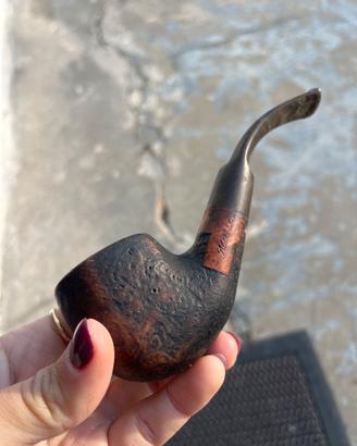 pipa Aldo Velani in radica, rusticata.usata